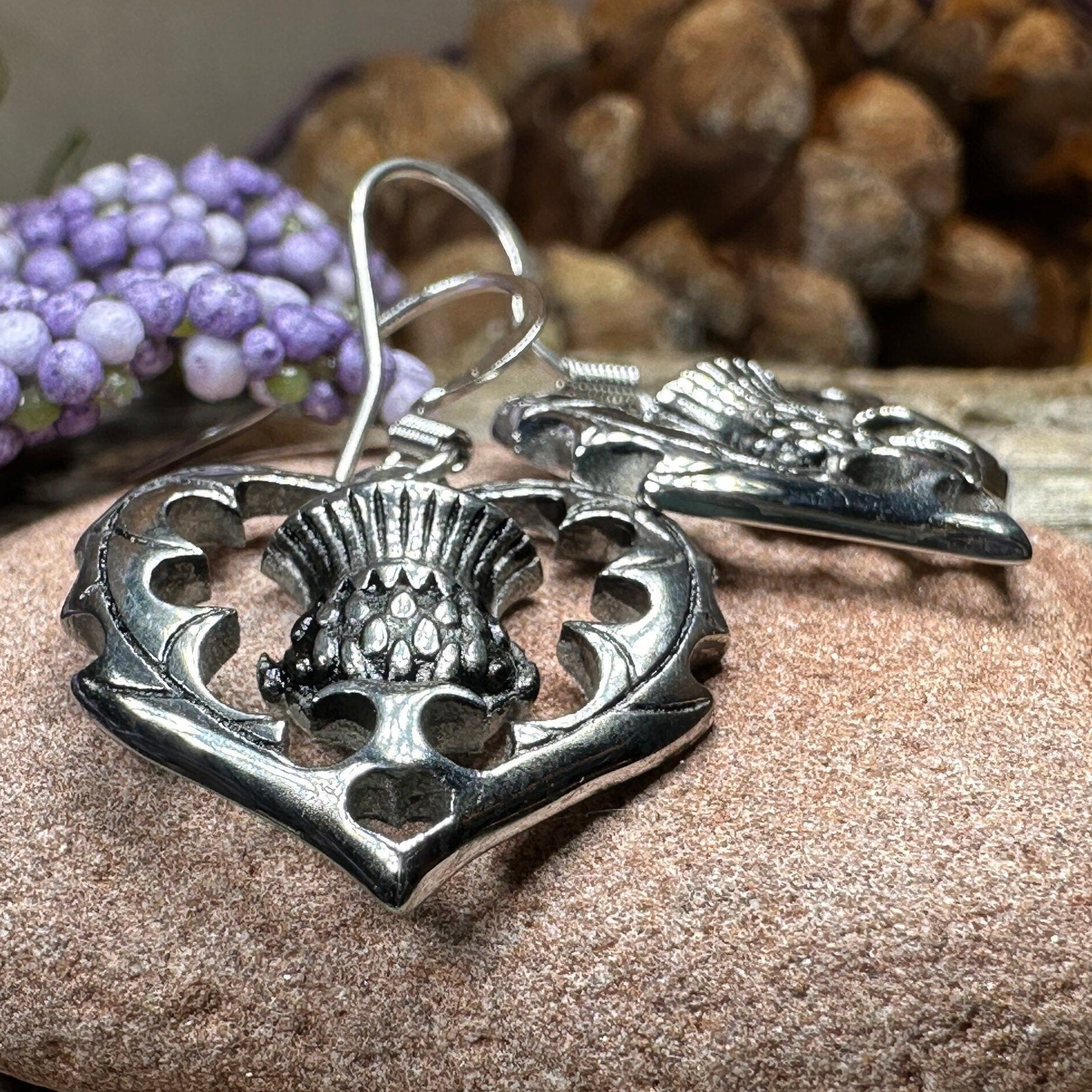 Drina Thistle Earrings