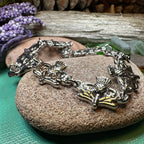 Pewter Thistle Bracelet