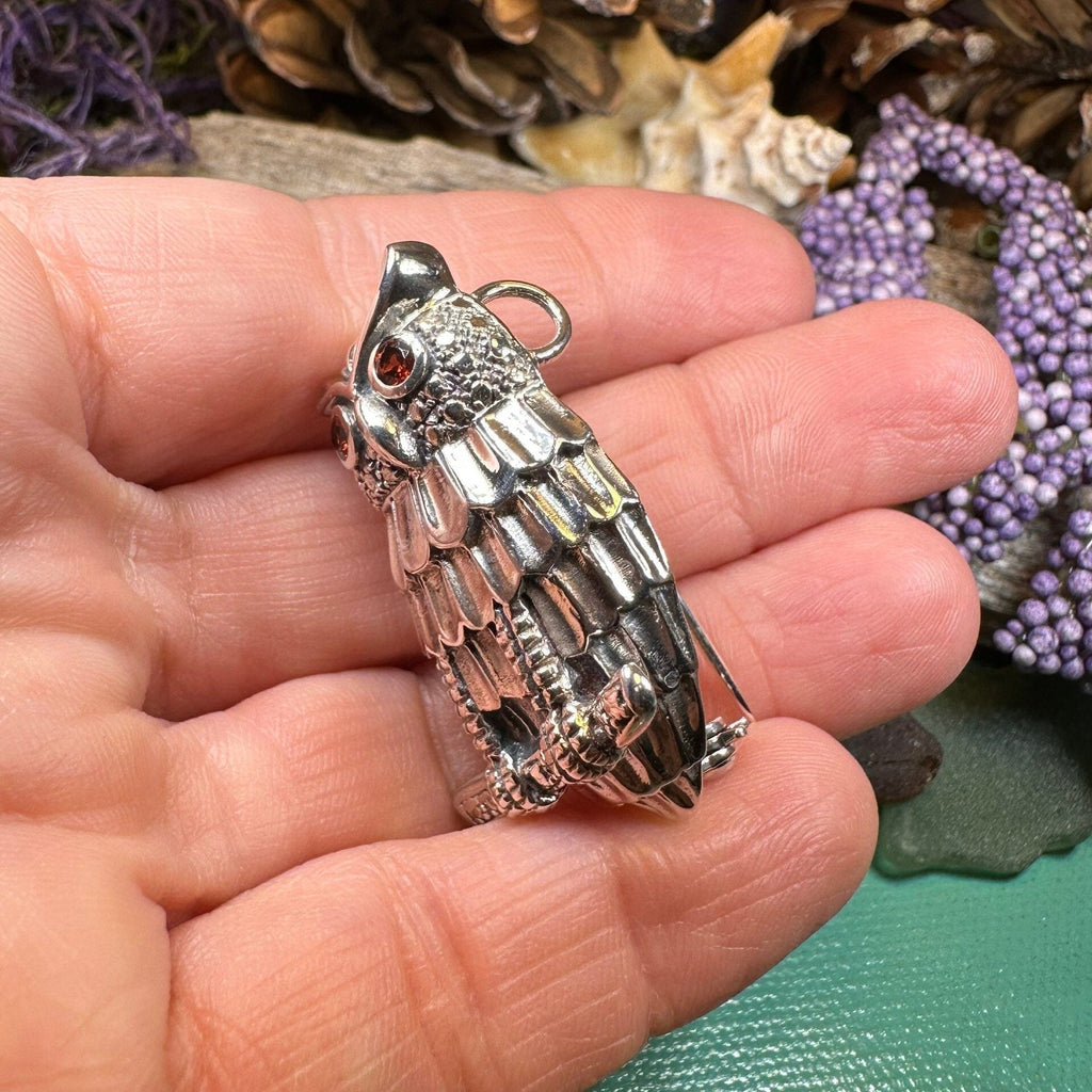 Athena Owl Necklace & Brooch