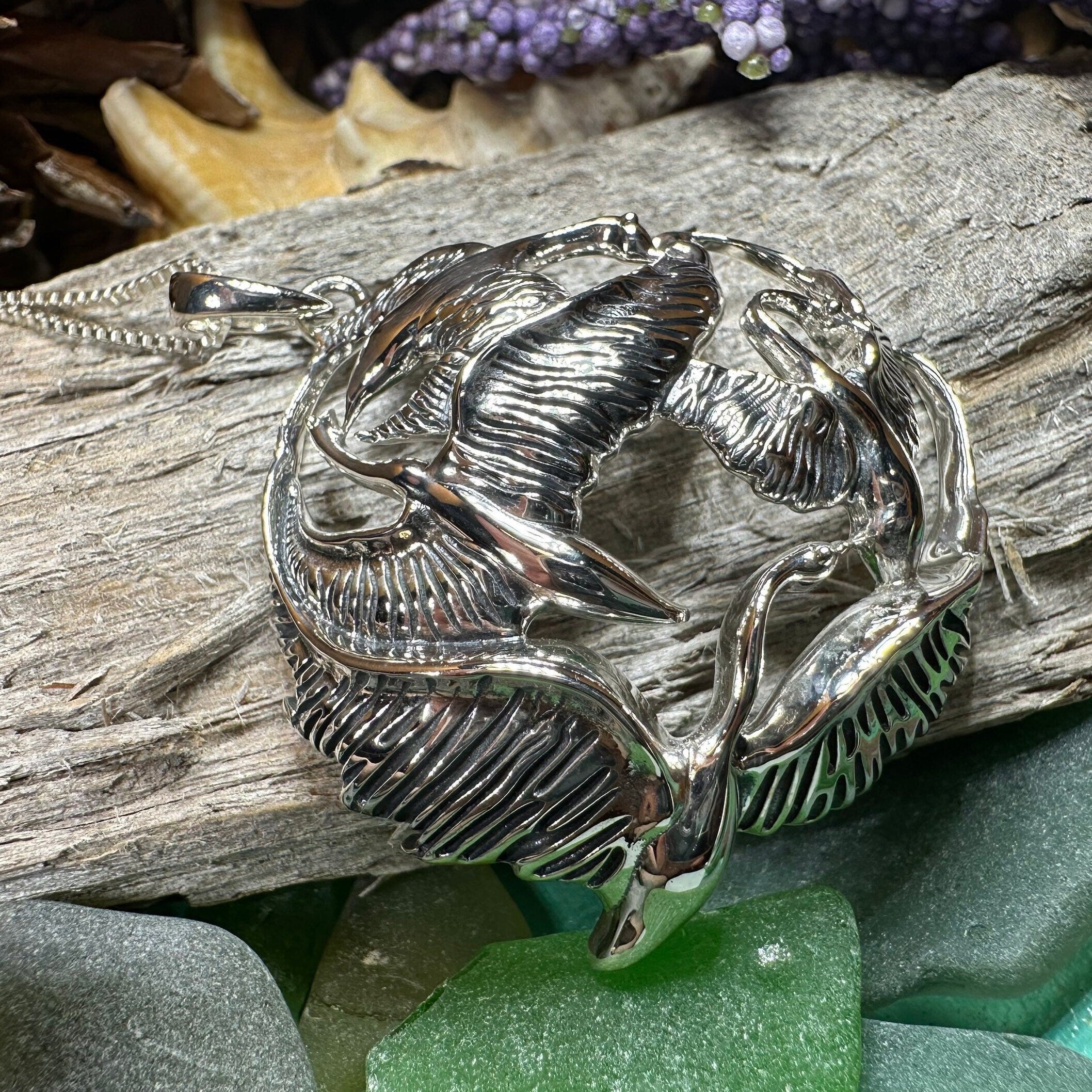 Children of Lir Swan Necklace