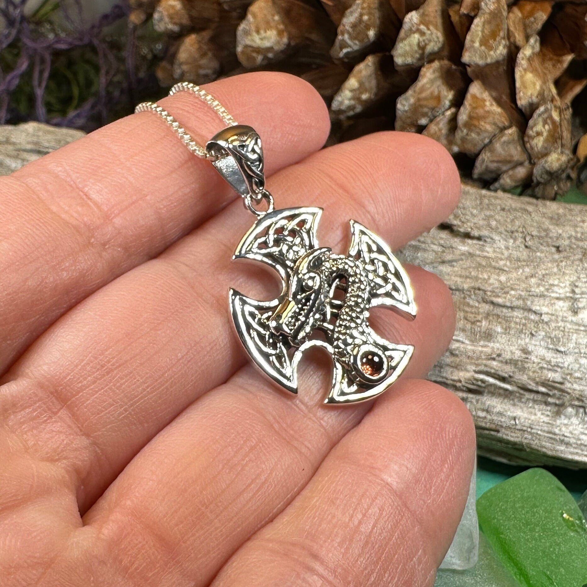 Dragonheart Celtic Cross Necklace