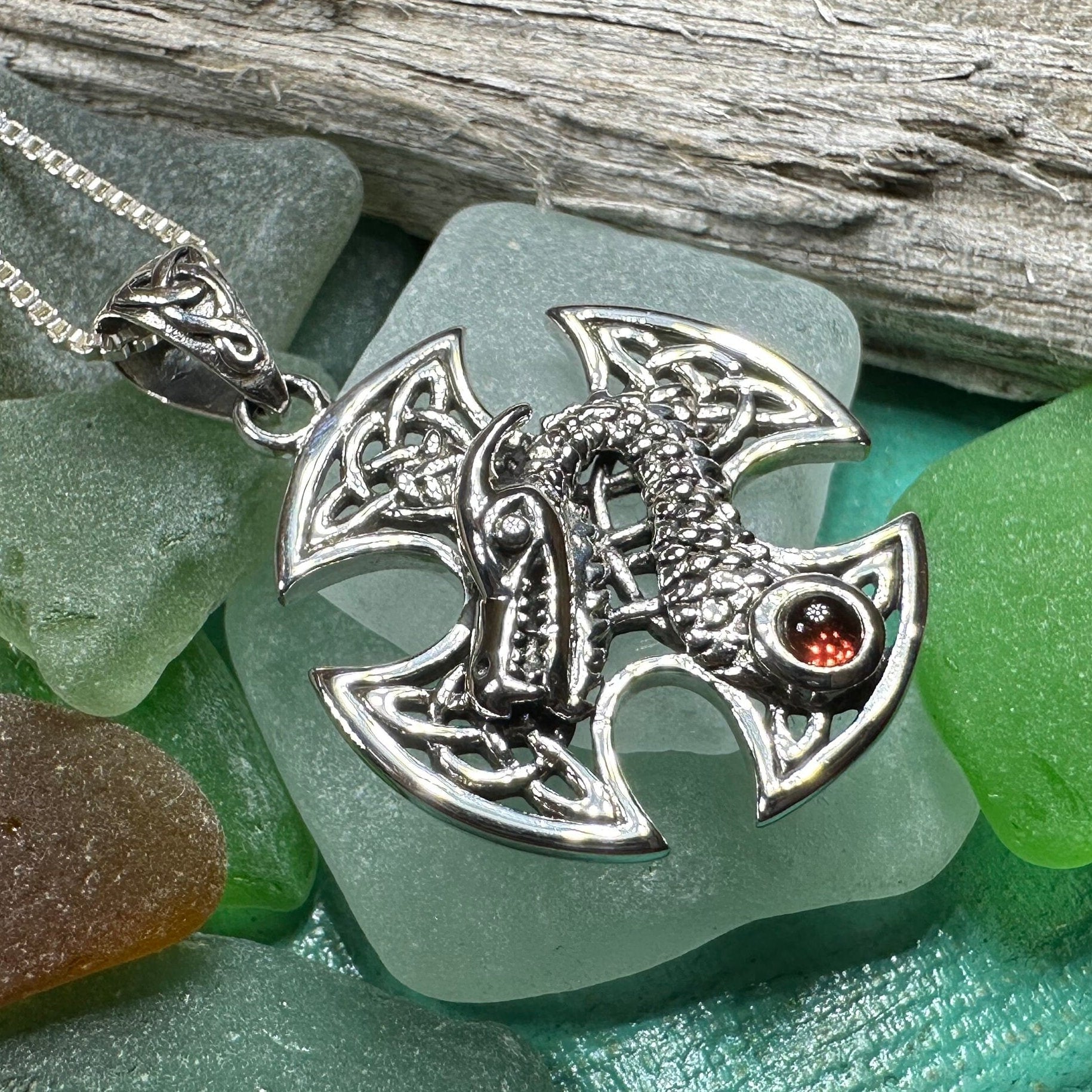 Dragonheart Celtic Cross Necklace