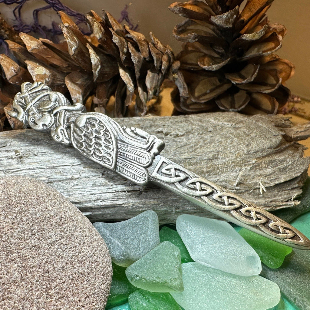 Celtic Birds Kilt Pin