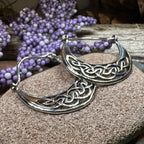 Carys Celtic Hoop Earrings