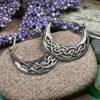Carys Celtic Hoop Earrings