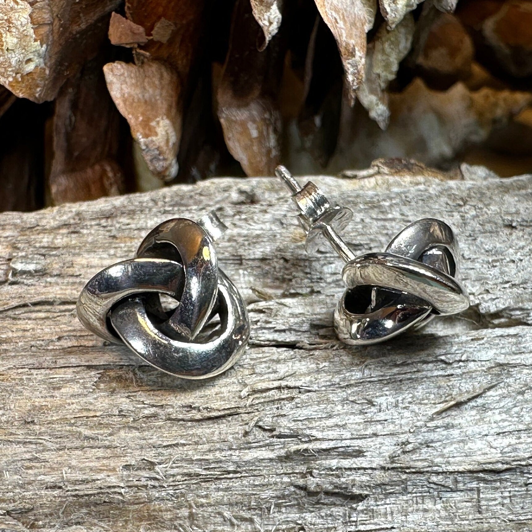 Vaylia Celtic Knot Post Earrings