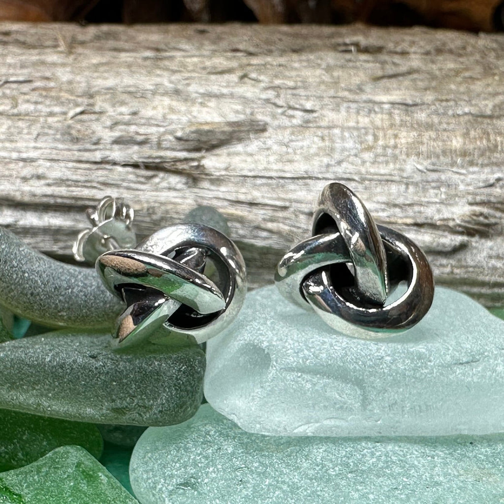 Vaylia Celtic Knot Post Earrings