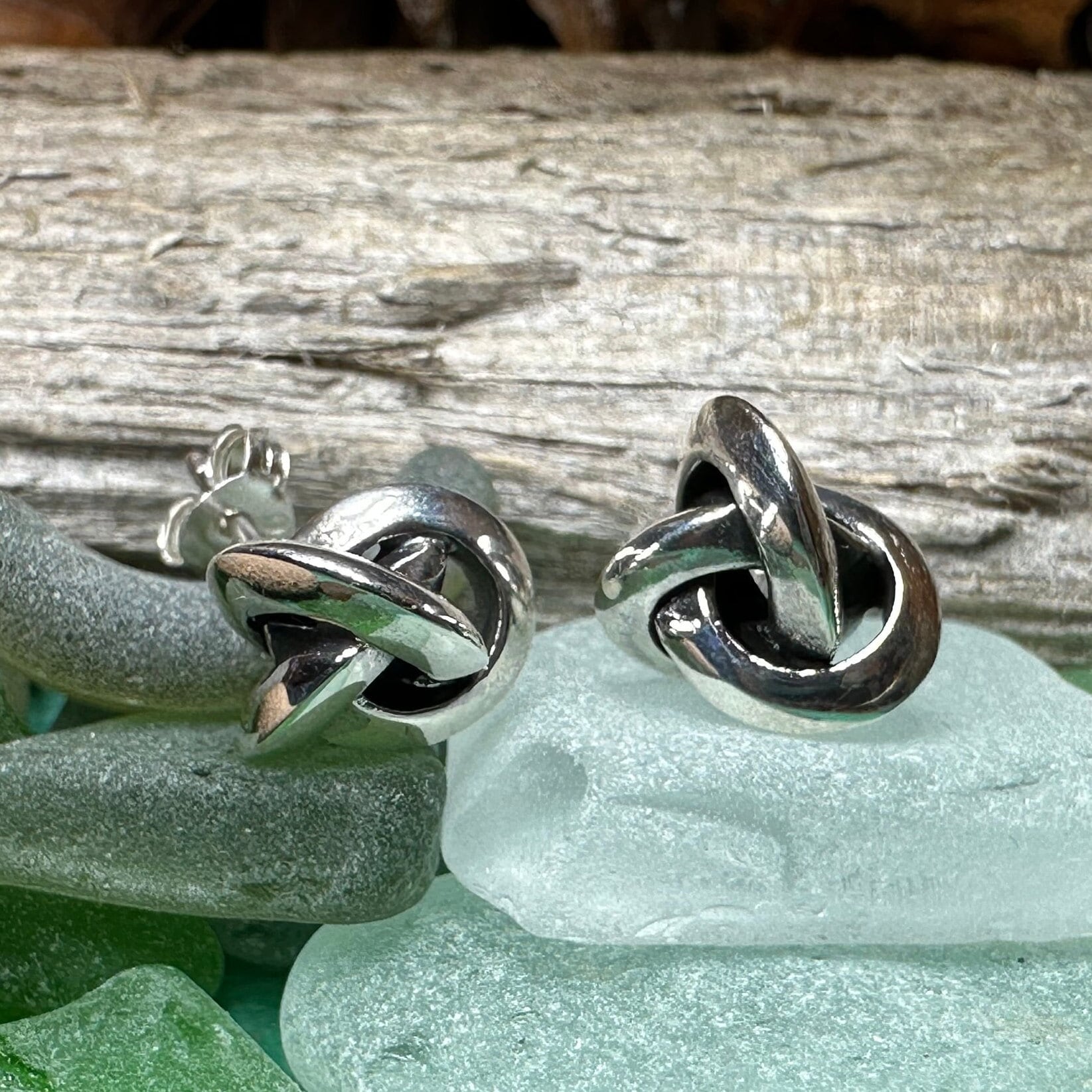 Vaylia Celtic Knot Post Earrings
