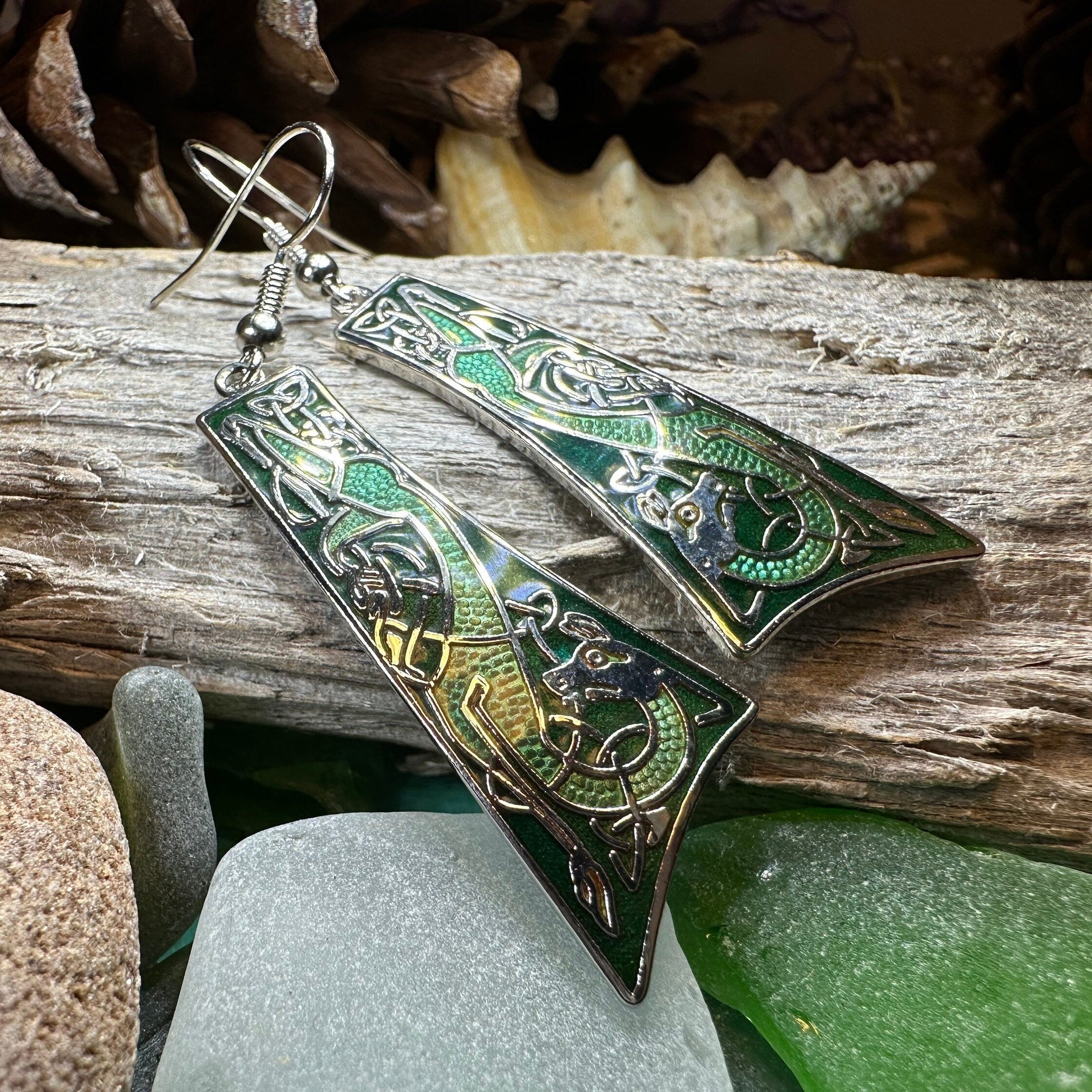 Dorcha Celtic Earrings