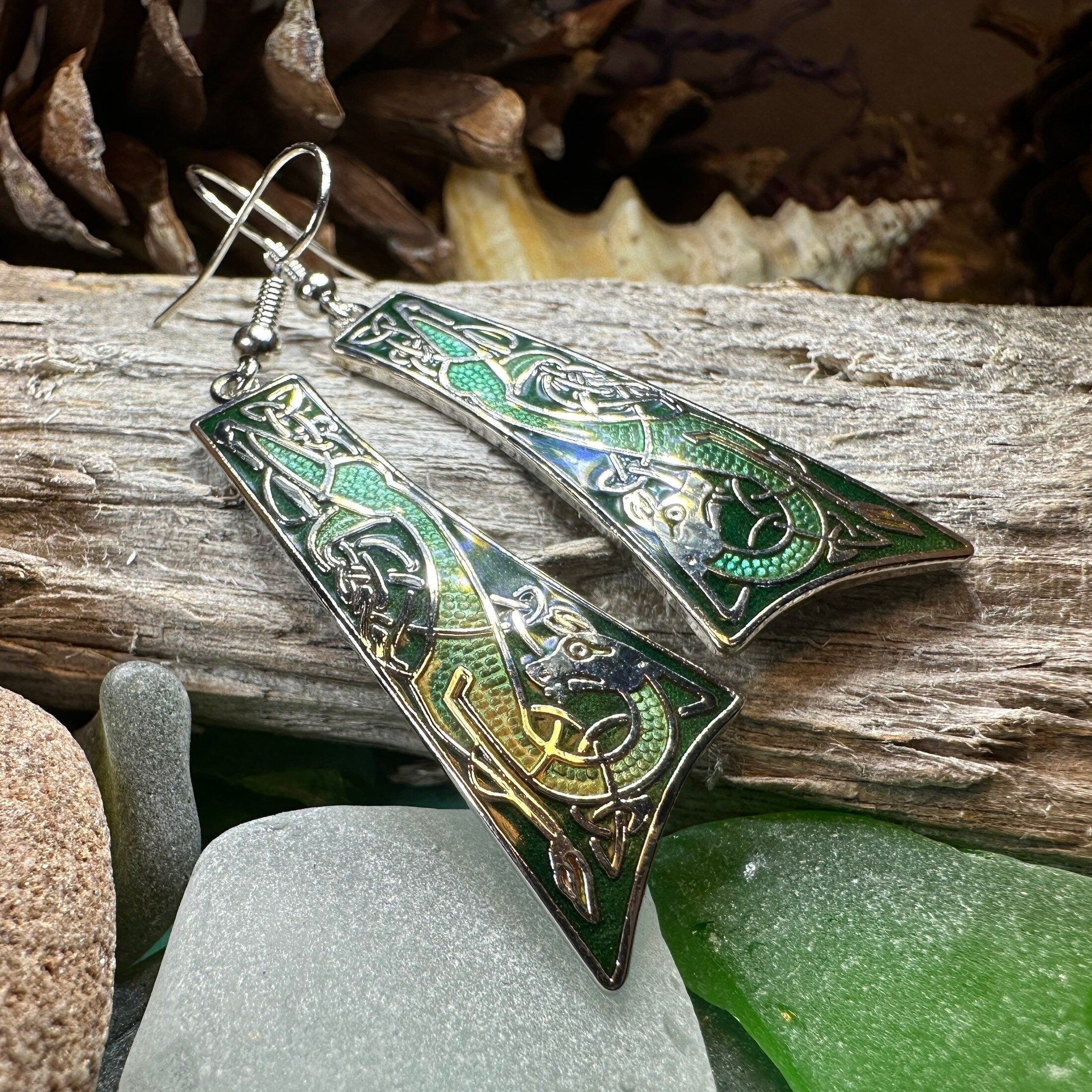 Dorcha Celtic Earrings