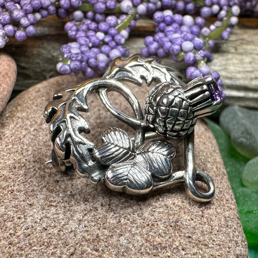 Thistle & Shamrock Brooch