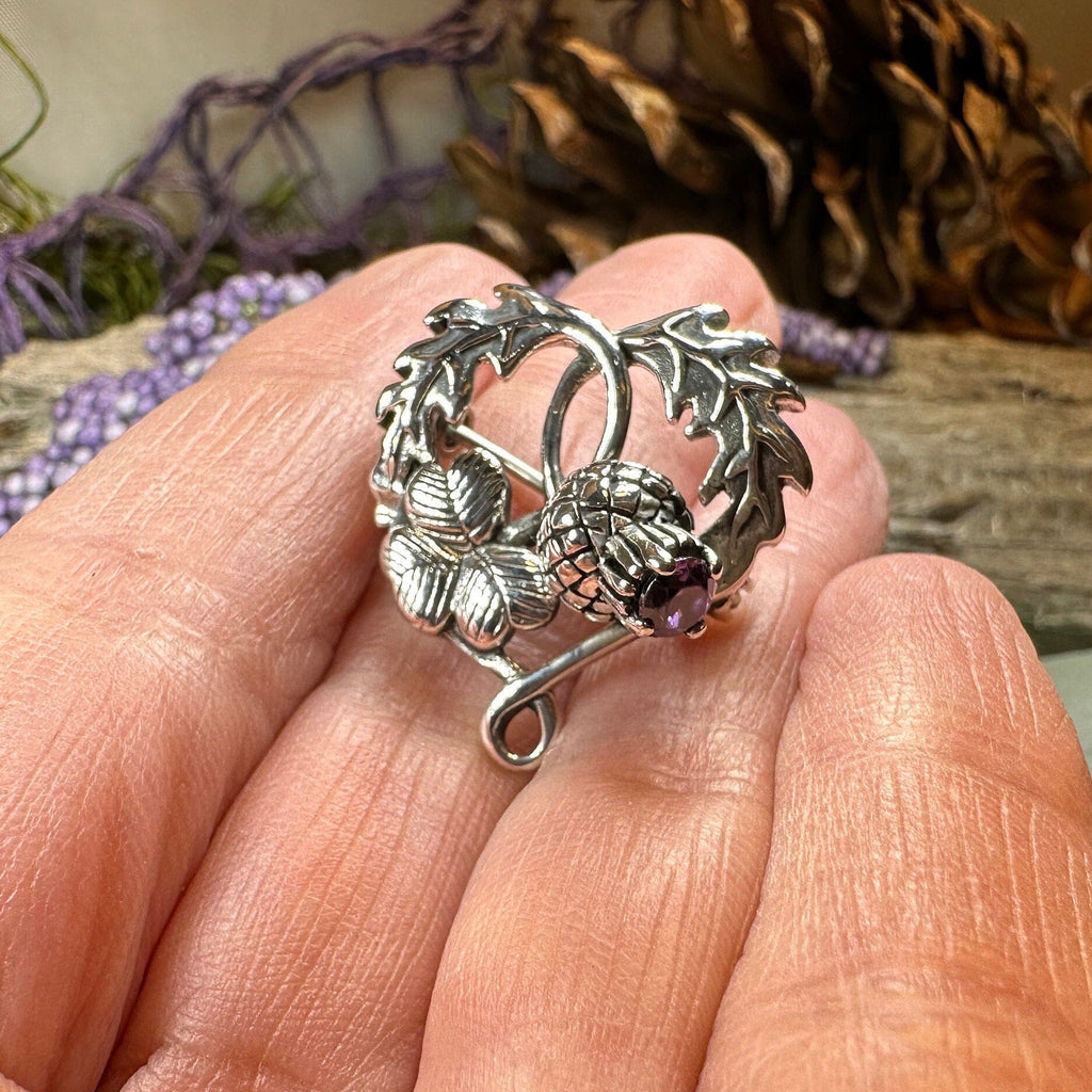 Thistle & Shamrock Brooch