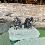 Gargoyle Dragon Post Earrings