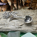 Welsh Daffodil Love Spoon Brooch