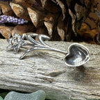 Welsh Daffodil Love Spoon Brooch