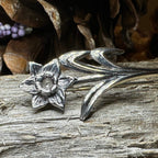 Welsh Daffodil Love Spoon Brooch