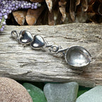 Hugs & Kisses Love Spoon Brooch