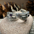 Raela Celtic Hoop Earrings