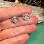 Dalia Claddagh Stud Earrings