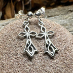 Sweet Celtic Cross Post Earrings