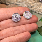 Scottish Bloom Mackintosh Rose Post Earrings
