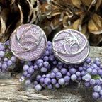 Scottish Bloom Mackintosh Rose Post Earrings