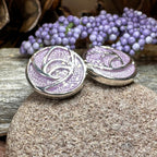 Scottish Bloom Mackintosh Rose Post Earrings