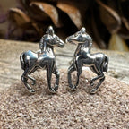 Prancing Horse Post Earrings