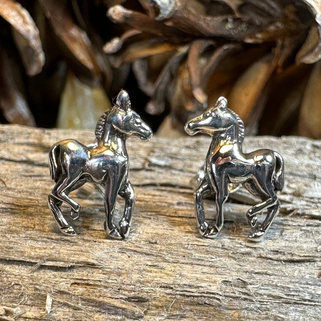 Prancing Horse Post Earrings