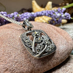 Leonora Thistle Marcasite Necklace