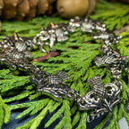 Pewter Thistle Bracelet