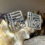 Lacee Mackintosh Rose Post Earrings
