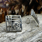 Lacee Mackintosh Rose Post Earrings