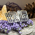 Lacee Mackintosh Rose Post Earrings