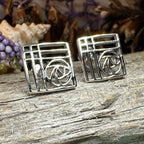 Lacee Mackintosh Rose Post Earrings