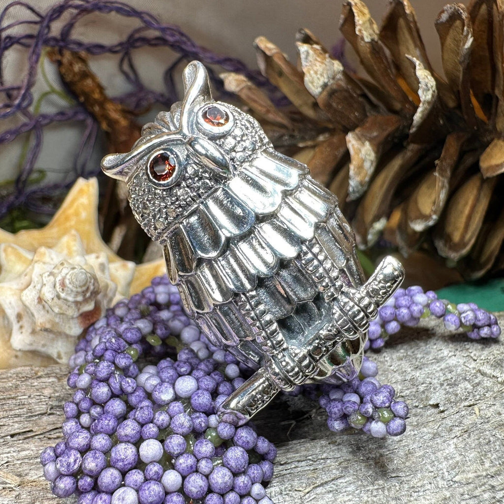 Athena Owl Necklace & Brooch