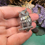 Athena Owl Necklace & Brooch