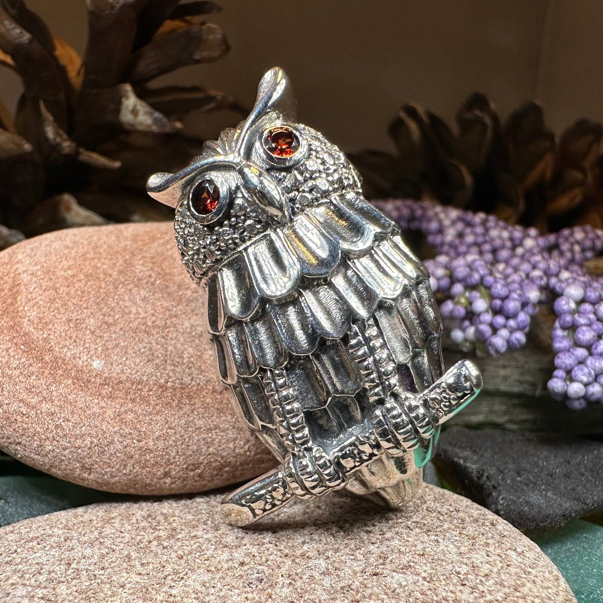 Athena Owl Necklace & Brooch