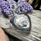 Aoife Claddagh Locket Necklace