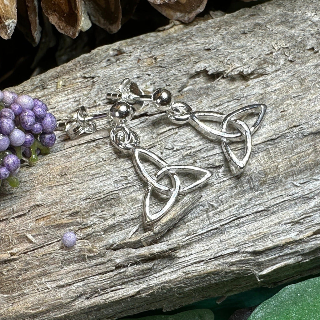 Avalina Trinity Knot Earrings