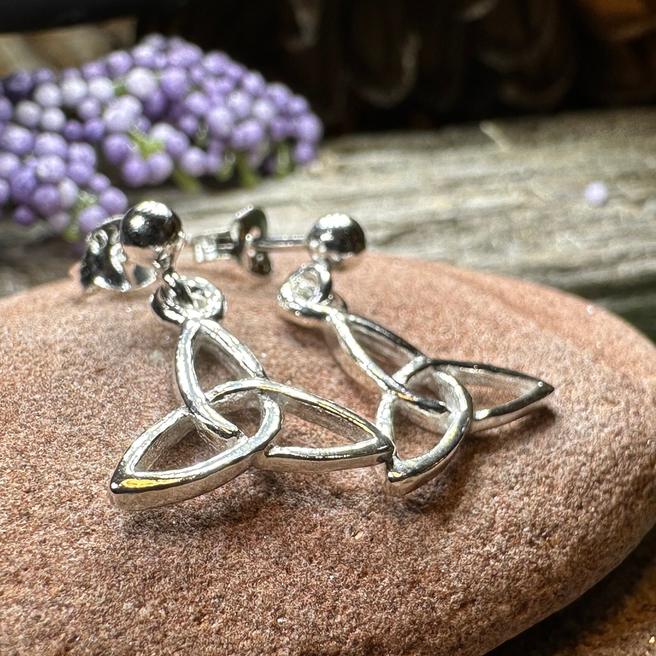 Avalina Trinity Knot Earrings