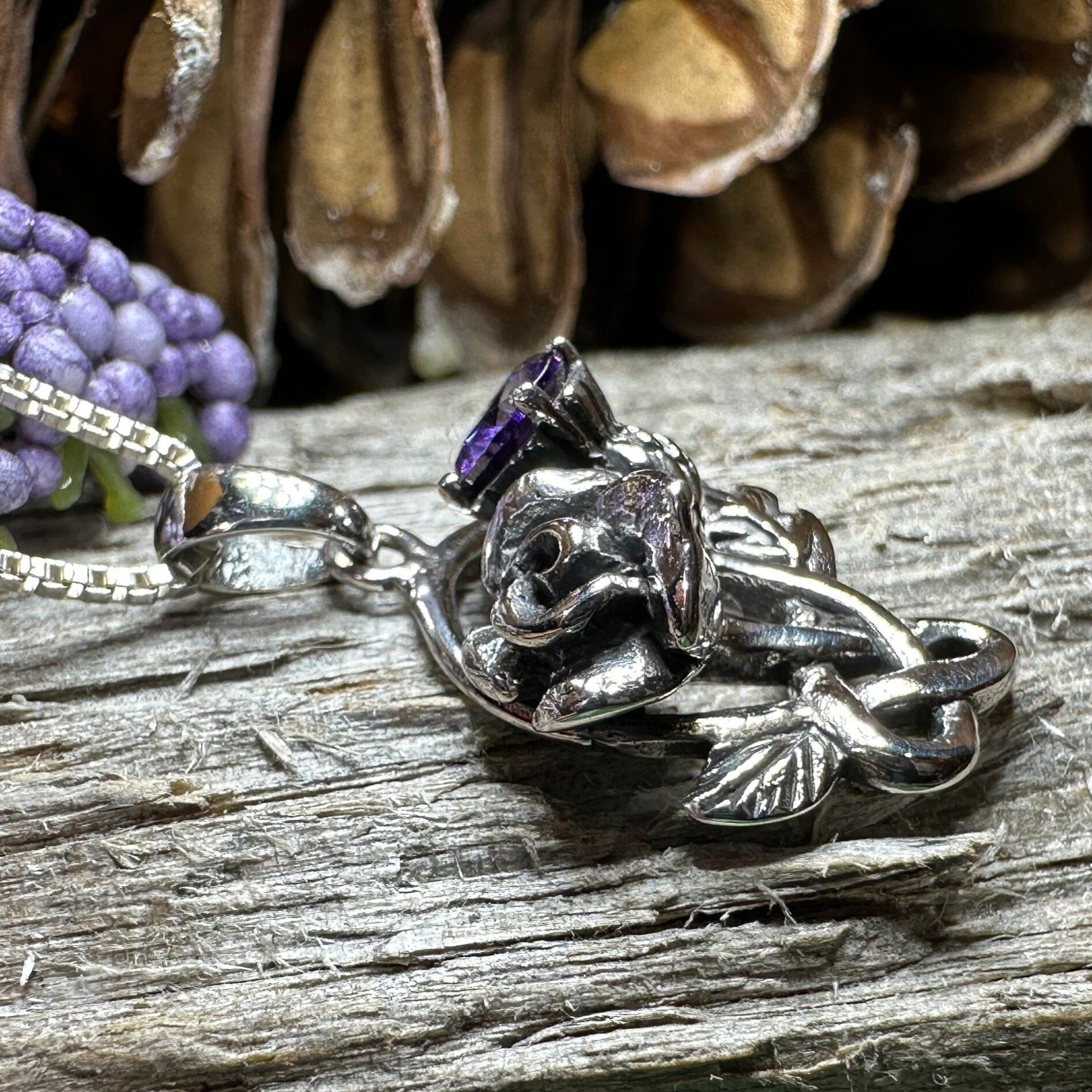 Thistle & Rose Necklace