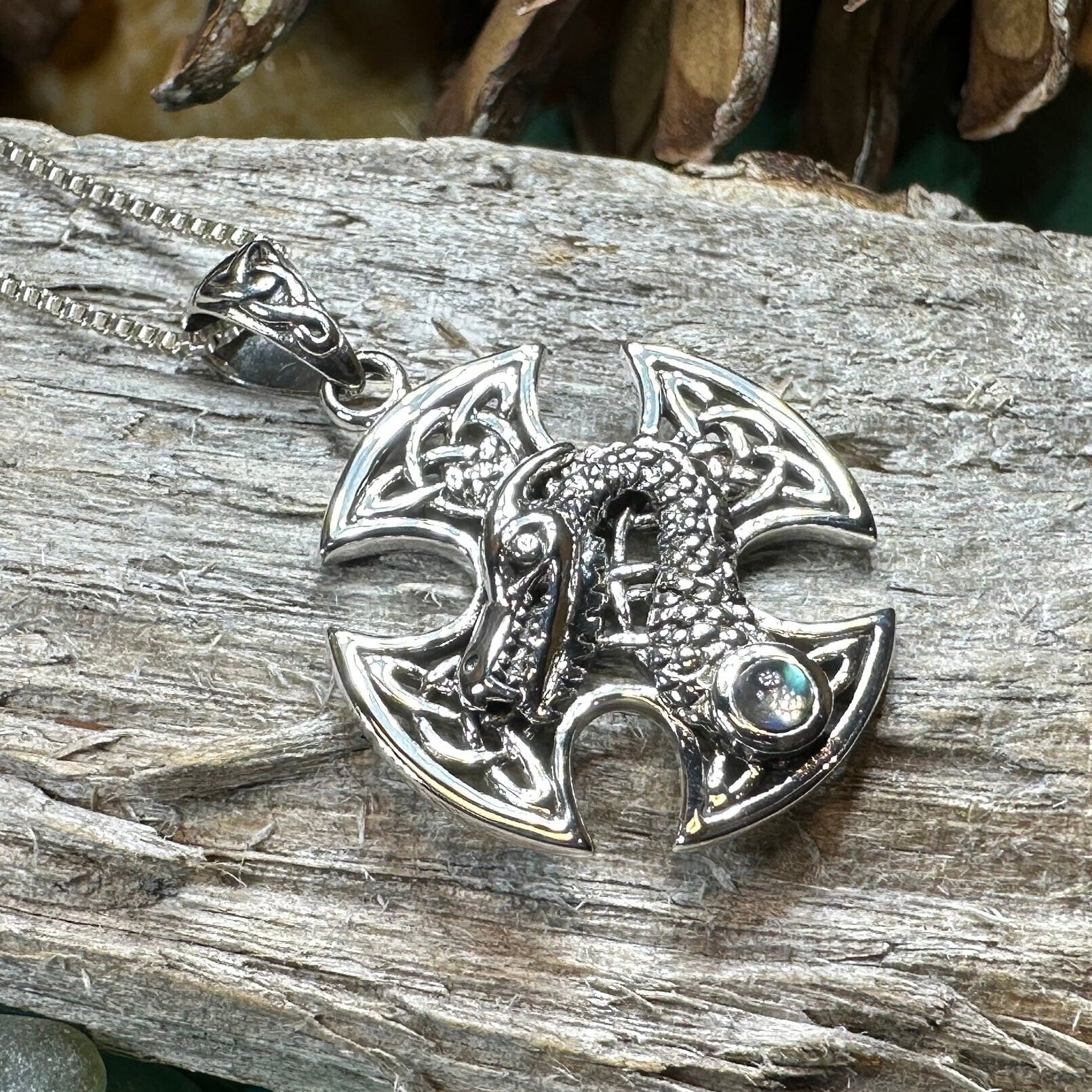 Dragonheart Celtic Cross Necklace