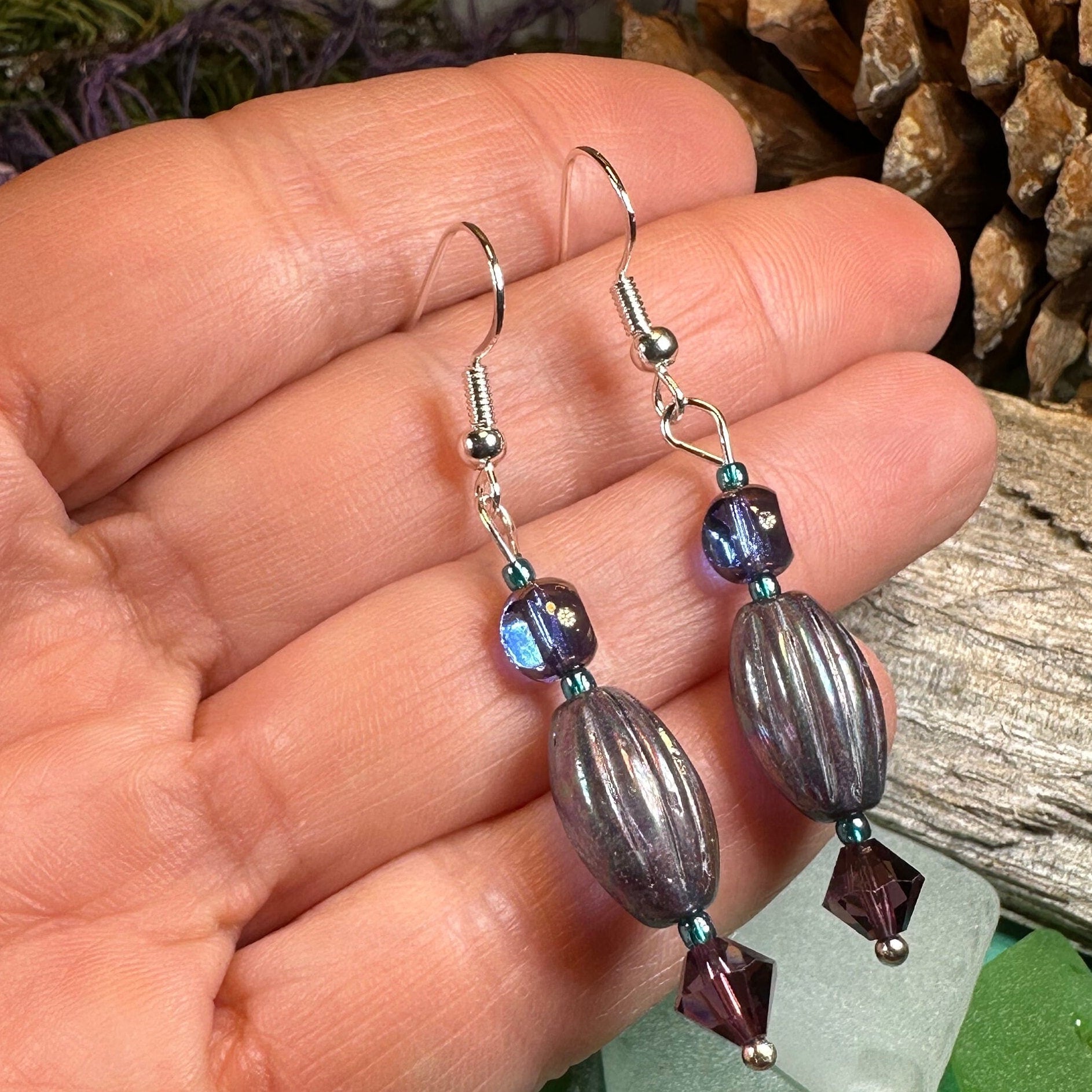 Summer Rain Crystal Earrings