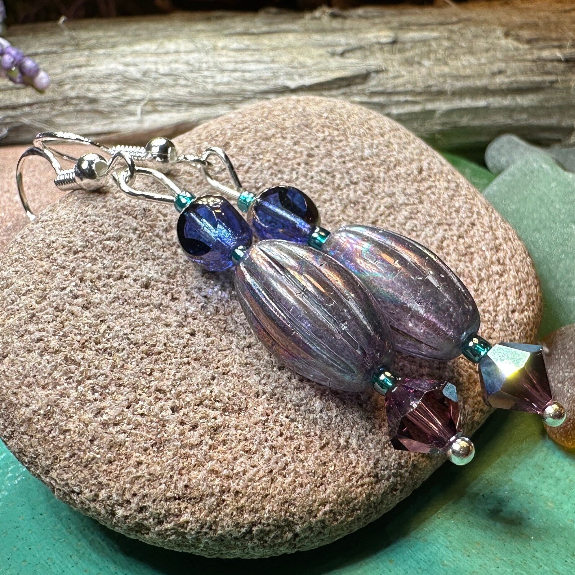 Summer Rain Crystal Earrings