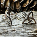 Classic Sterling Silver Trinity Knot Cuff Links