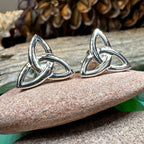 Classic Sterling Silver Trinity Knot Cuff Links