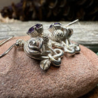 Cyrena Thistle Amethsyt Earrings