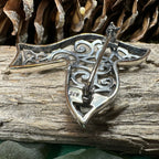 Iona Dove Trinity Knot Brooch