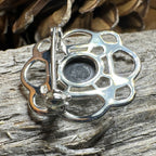 Onyx Celtic Knot Brooch